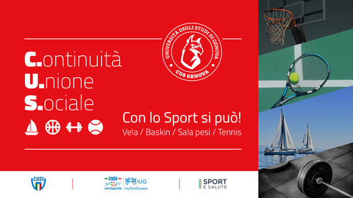 CUS GENOVA | In arrivo Inclunigames: attività sportive gratuite e inclusive per studenti inattivi