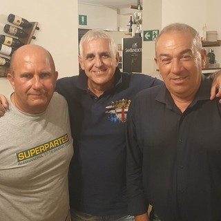 Gino Saulle con Mimmo Zappia e Silvano Donadio