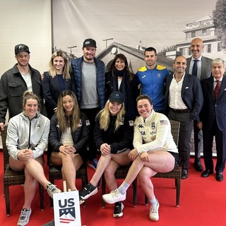 SCI La nazionale femminile di sci alpino degli Stati Uniti prepara i Mondiali al Park Tennis Genova