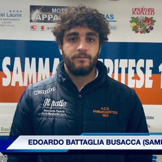 Sammargheritese-Don Bosco Spezia: l'intervista ad Edoardo Battaglia Busacca (VIDEO)