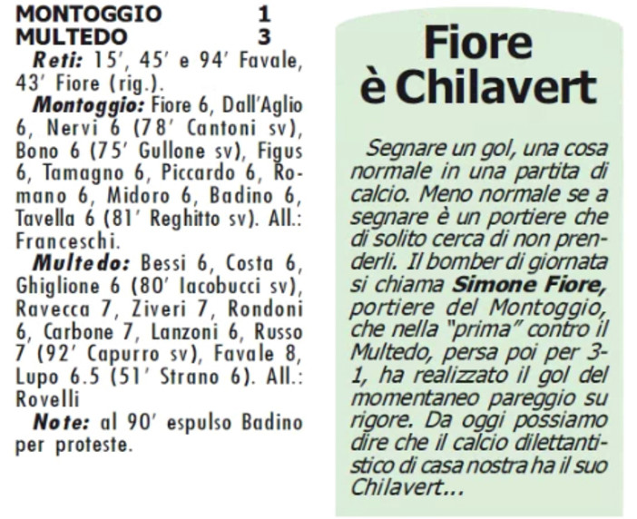 AMARCORD#7: riviviamo il calcio dei dilettanti...