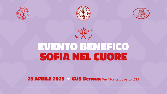 CUS GENOVA | Evento benefico Sofia nel Cuore: appuntamento al CUS Genova con Le Fornarine il 25 aprile