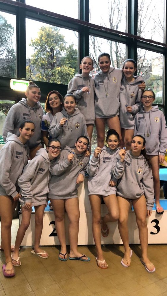 La squadra Sincro della Nuotatori Genovesi vince il Torneo Lago Figoi
