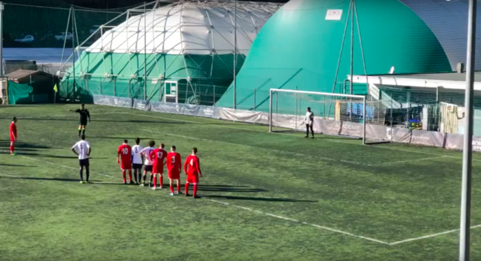 VIDEO Pieve Ligure-Davagna, il gol su rigore di Ghigo