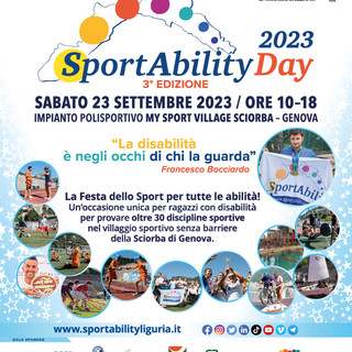 SPORTABILITY DAY  Sabato 23 settembre alla Sciorba di Genova la terza edizione della Festa di Sport e inclusione