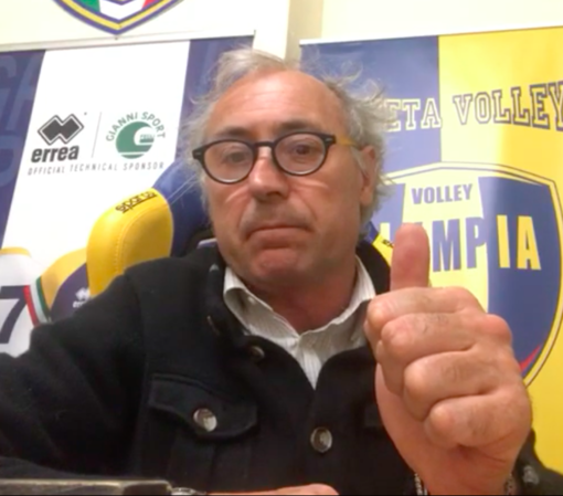 VOLLEY Olympia-Serteco Videomessaggio di Giorgio Parodi: &quot;Stiamo a casa e ci ritroveremo al più presto in palestra&quot;