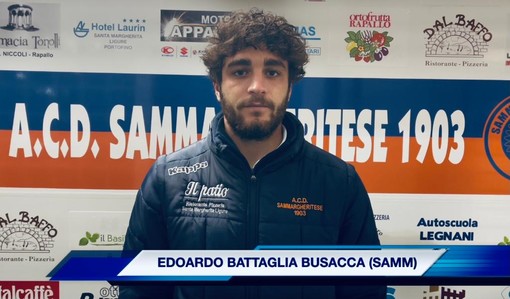 Sammargheritese-Don Bosco Spezia: l'intervista ad Edoardo Battaglia Busacca (VIDEO)