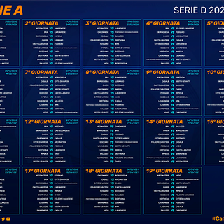 LAVAGNESE Serie D: pubblicati i calendari, Derby il 2 Dicembre e l'1 Aprile