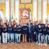 PALLANUOTO Il Bogliasco ricevuto a Palazzo Tursi dalla sindaca Silvia Salis