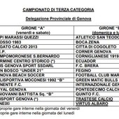 TERZA CATEGORIA Ecco la composizione dei gironi