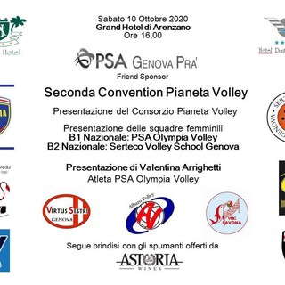 VOLLEY Sabato 10 ottobre PSA Olympia e Serteco Volley School si presentano ufficialmente al Grand Hotel di Arenzano