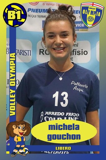 PSA OLYMPIA Michela Gouchon è il nuovo libero della squadra gialloblù