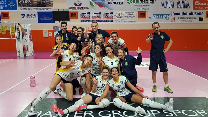 VOLLEY PSA Olympia, 3-0 all'Union Volley Pinerolo e nuovo primato in classifica