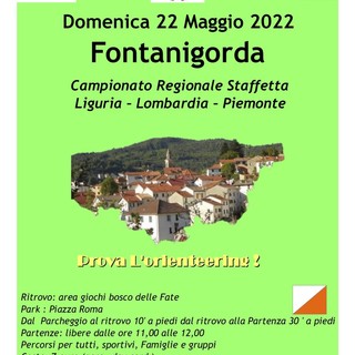 Campionato Regionale Sprint Staffetta di Orienteering a Fontanigorda