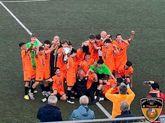 CALCIO GIOVANILE I 2008 dell'Ospedaletti sono campioni regionali di categoria