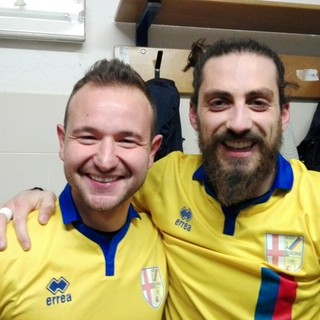 LA FOTO- I DUE BOMBER DEL VAL LERONE A FINE GARA