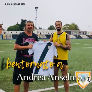 ALBENGA Un gradito ritorno tra le file ingaune, ingaggiato il centrocampista Andrea Anselmo ALBENGA Un gradito ritorno tra le file ingaune, ingaggiato il centrocampista Andrea Anselmo