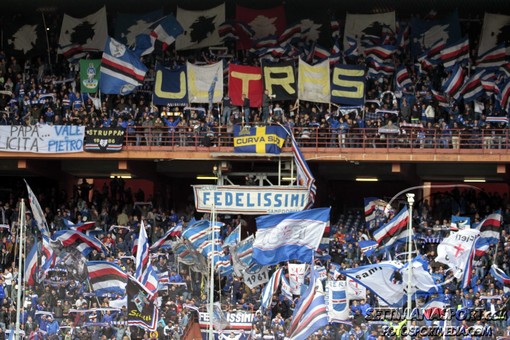 Le foto-tifo di Sampdoria-Empoli