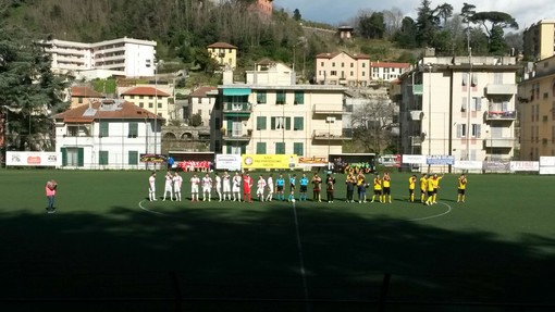 Rivarolese e Genova Calcio al saluto iniziale