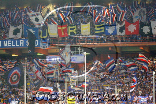 Le foto-tifo di Sampdoria-Bologna