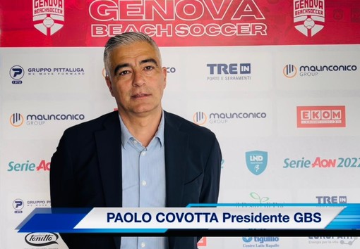 GENOVA BEACH SOCCER: LA PRESENTAZIONE DELLA STAGIONE 2022, L'INTERVISTA A PAOLO COVOTTA (VIDEO)