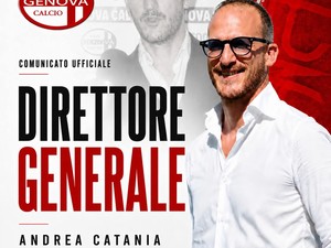 GENOVA CALCIO Andrea Catania nuovo DG