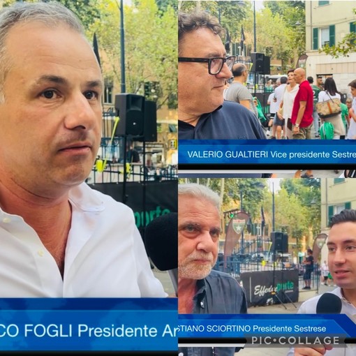PRESENTAZIONE SESTRESE | Le interviste a Sebastiano Sciortino, Valerio Gualtieri e Federico Fogli (VIDEO) PRESENTAZIONE SESTRESE | Le interviste a Sebastiano Sciortino, Valerio Gualtieri e Federico Fogli (VIDEO)