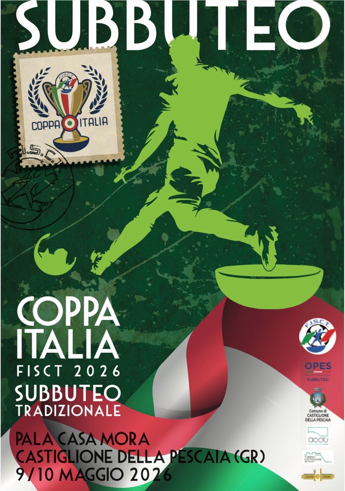 Coppa Italia di Subbuteo Tradizionale, Castiglione della Pescaia pronta ad accogliere l’edizione 2026 Coppa Italia di Subbuteo Tradizionale, Castiglione della Pescaia pronta ad accogliere l’edizione 2026