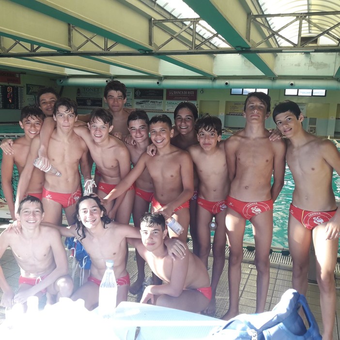 PALLANUOTO QUINTO Doppia festa per gli Under 14 B e C biancorossi