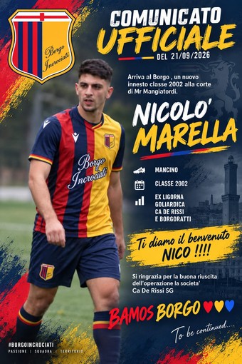BORGO INCROCIATI Benvenuto Nicolò Marella BORGO INCROCIATI Benvenuto Nicolò Marella