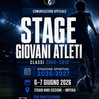 L'Imperia Calcio apre le porte ai giovani talenti: stage al "Nino Ciccione"