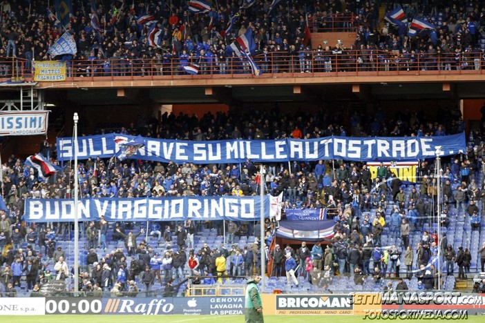 Le foto-tifo di Sampdoria-Inter