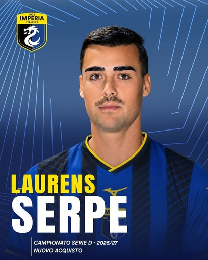 IMPERIA Benvenuto a Laurens Serpe IMPERIA Benvenuto a Laurens Serpe