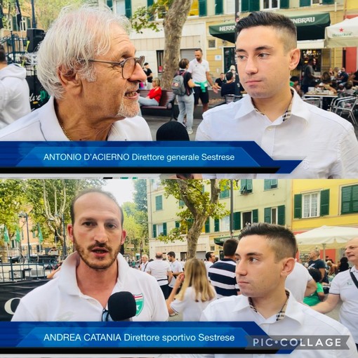 PRESENTAZIONE SESTRESE | Le interviste ad Antonio D'Acierno ed Andrea Catania (VIDEO)