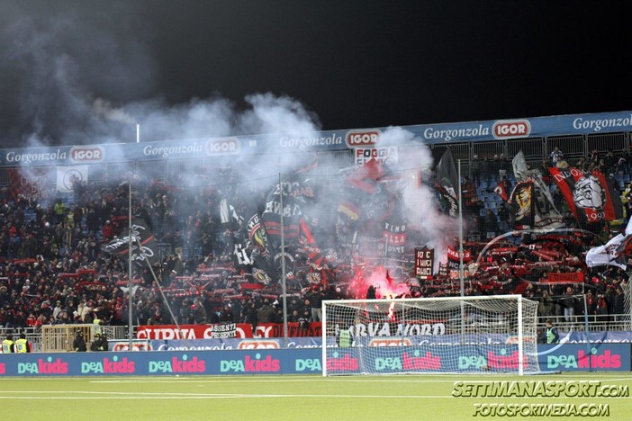 Le foto-tifo di Novara-Foggia