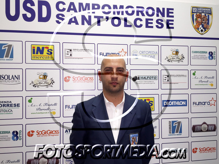 Il team manager del Campomorone Matteo Natuzzi