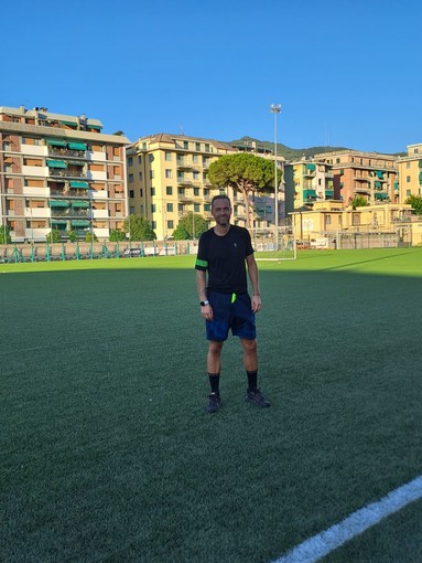 RAPALLO Anche il noto direttore di gara Luca Pairetto prepara la nuova stagione sul prato del Macera
