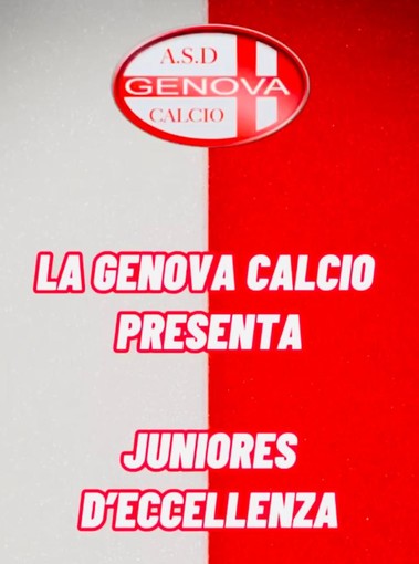 GENOVA CALCIO Al via la preparazione della formazione Juniores