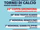 A GENOVA TORNANO I TORNEI GIOVANILI DELL’ATHLETIC CLUB ALBARO: DALLA 21ª COPPA GRONDONA AL 58º MINITROFEO ALBARO