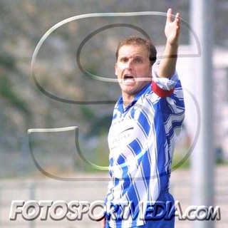 Fabrizio Cao con la fascia di capitano del Torriglia