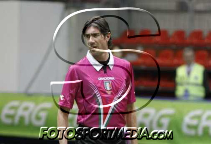 L'arbitro Mauro Bergonzi, attuale presidente AIA Liguria