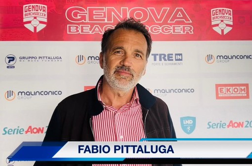 GENOVA BEACH SOCCER: LA PRESENTAZIONE DELLA STAGIONE 2022, L'INTERVISTA A FABIO PITTALUGA (VIDEO)