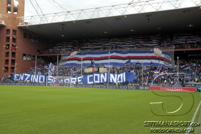 Le foto-tifo di Sampdoria-Juventus