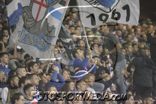 Le foto-tifo di Sampdoria-Roma