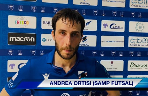 SAMPDORIA FUTSAL - VIS GUBBIO: L'INTERVISTA AD ANDREA ORTISI (VIDEO)