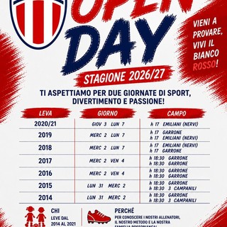 BOGLIASCO Ecco gli Open Day
