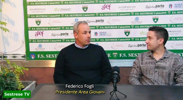 SESTRESE | Il presidente dell'Area Giovani, Federico Fogli, a 360 gradi: &quot;Siamo una grande famiglia, in cui tutti stanno apportando il loro prezioso contributo alla causa verdestellata...&quot;