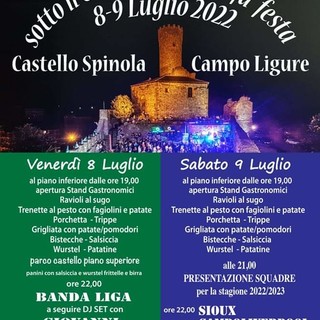 CAMPO LIGURE IL BORGO Venerdì 8 e Sabato 9 la grande festa sotto il Castello