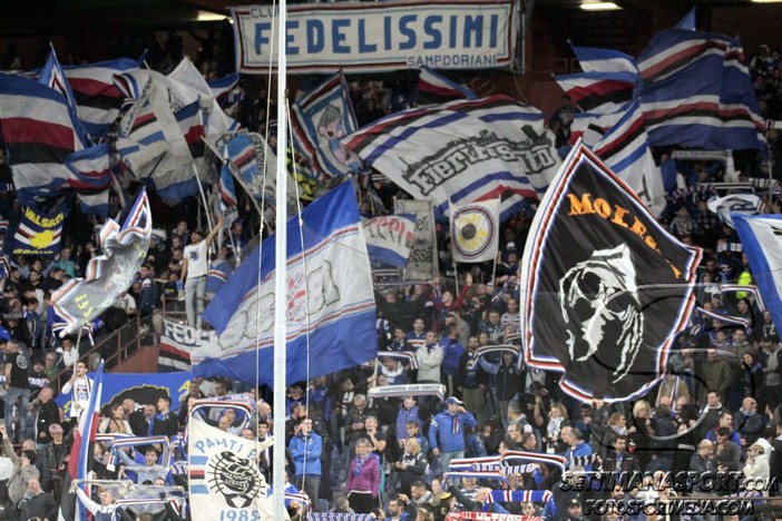 Le foto-tifo di Sampdoria-Lecce