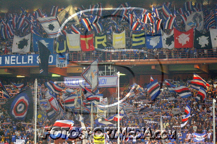 Le foto-tifo di Sampdoria-Bologna
